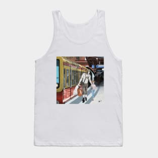 German Elf Family Clothes Shopping Realistic Art Tank Top